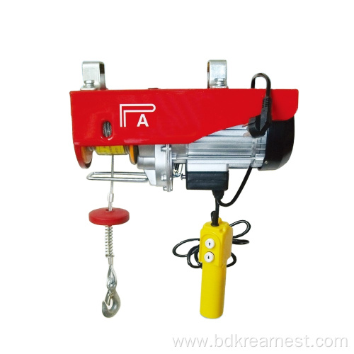 PA mini type steel wire rope electric hoist